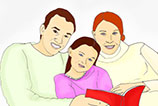 משפחה עם ספר